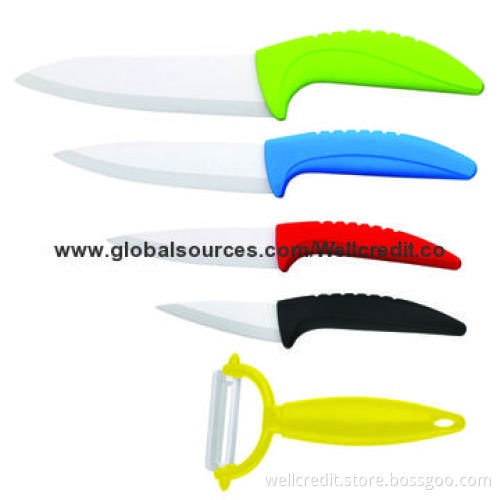 Best selling set of 6pcs ceramic knife with good-quality